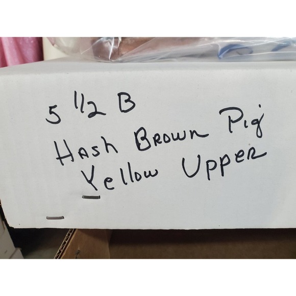 Kimmel Boot Co. Custom Shop Hash Brown Pig Western Cowboy Boots Women's 5.5 B - Picture 11 of 11